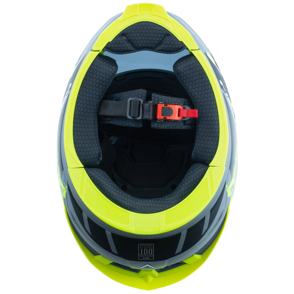 Fibra Byte Stream chroma gris neon Casco image 1