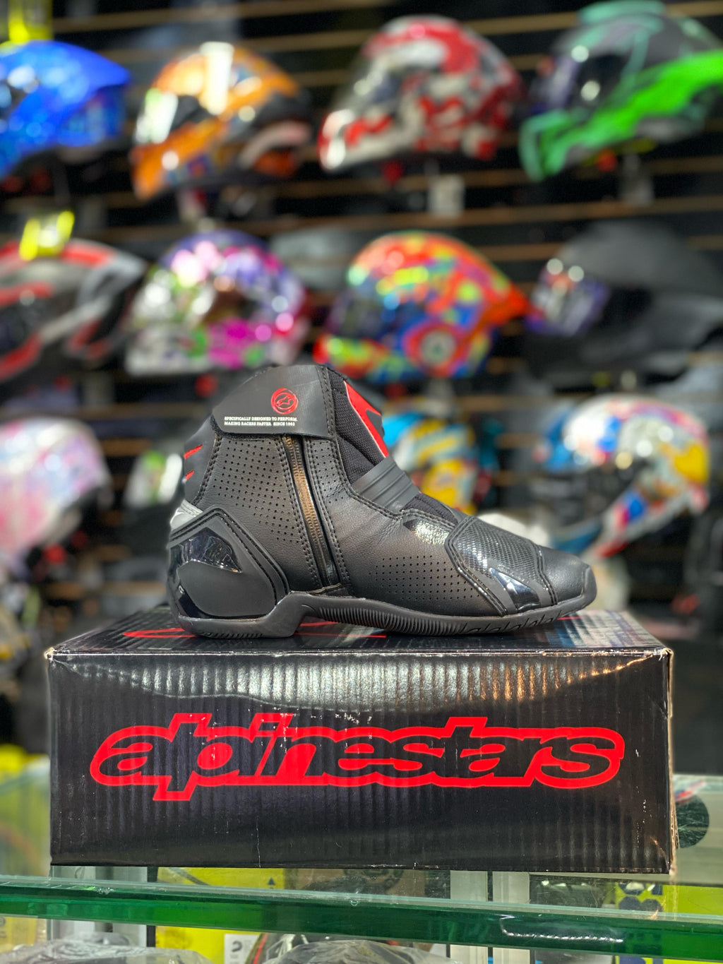 Botas ALPINESTARS SMX 1-R V2 NEGRAS ROJAS image 3