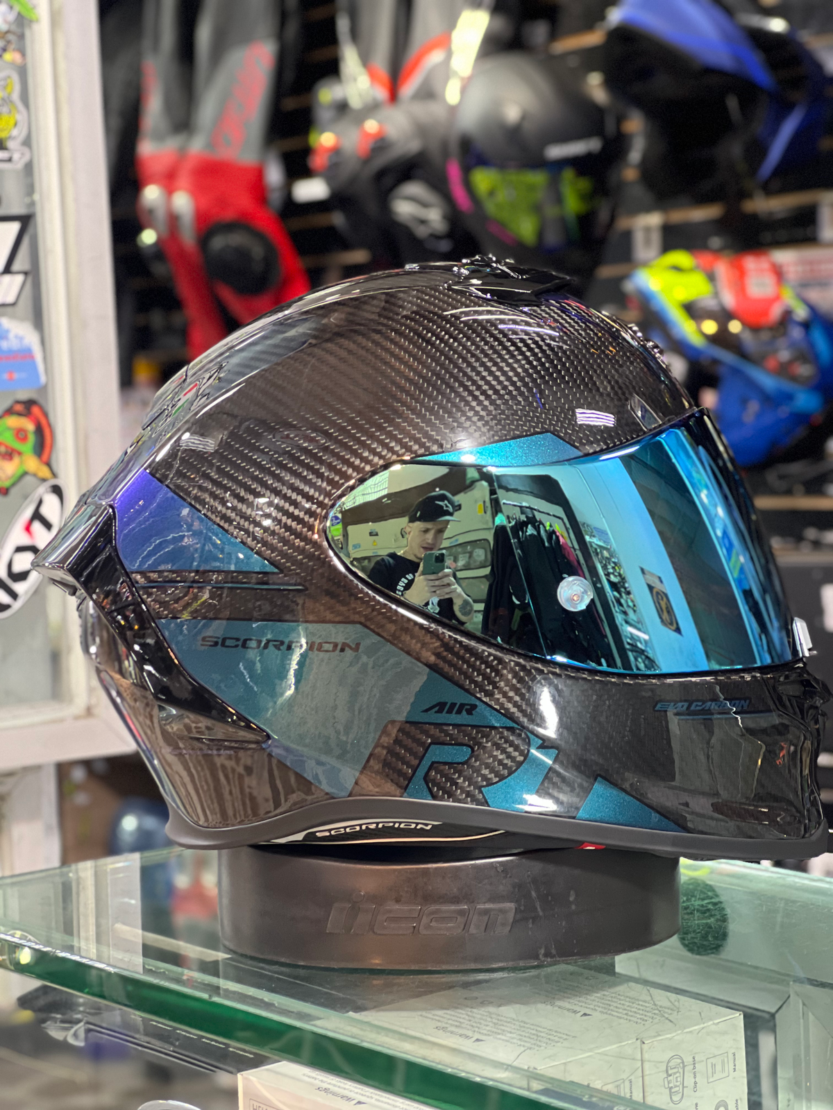 CASCO SCORPION  R1 EVO II RALLY CAMALEON image 3