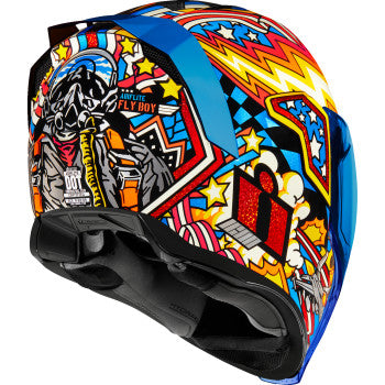 Casco ICON Airflite Flyboy Azul image 2