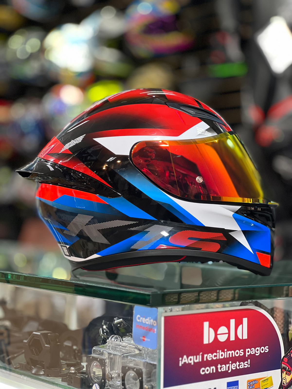 AGV K1 S Fastlap Red/Blue image 0