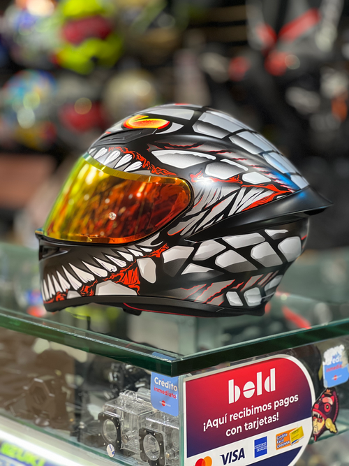 AGV K1 S Lyzard Grey/Red image 0