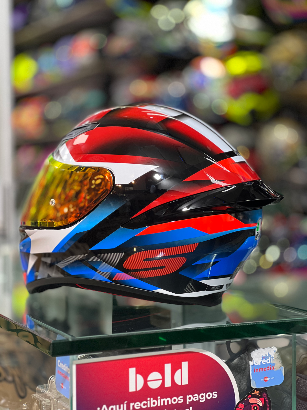 AGV K1 S Fastlap Red/Blue image 1