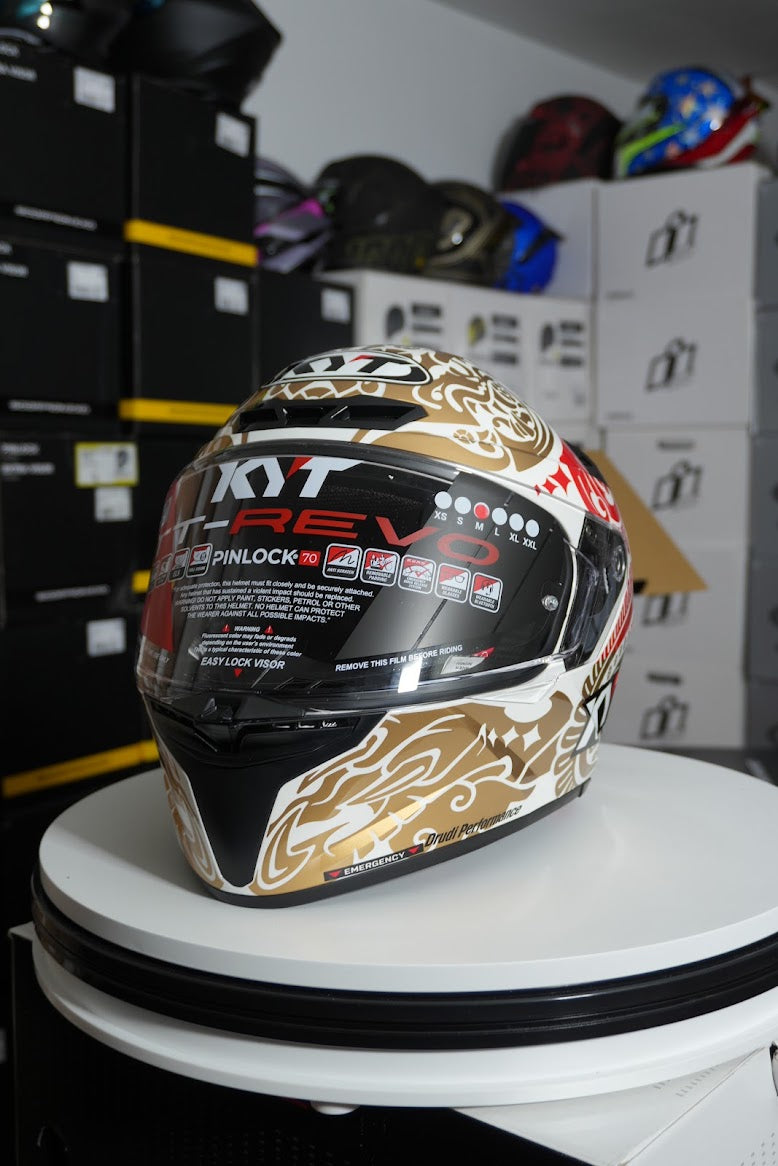 KYT TT REVO BASTIANINI INDONESIA WHITE PEARL