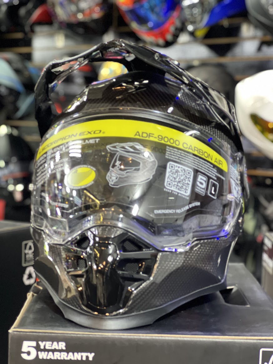 SCORPION ADF-9000 CARBON AIR CASCO DE MOTOCROSS