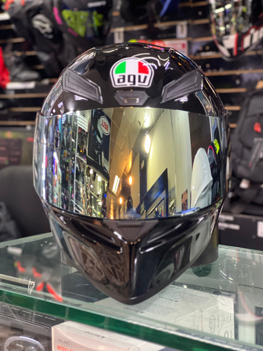 AGV K1 S NEGRO BRILLO
