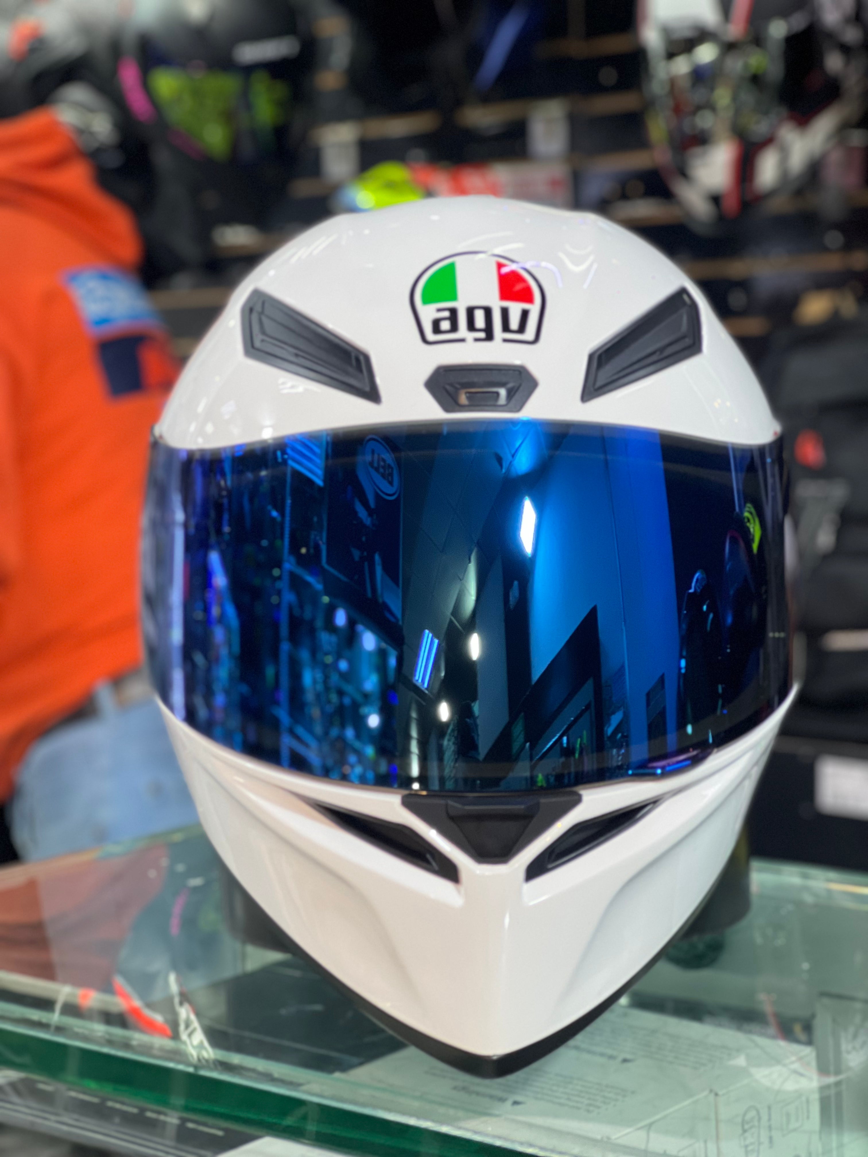 AGV K1 S BLANCO BRILLO