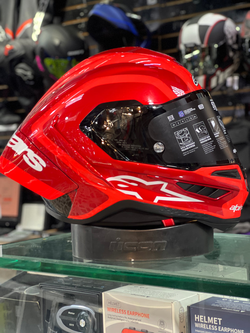 CASCO INTEGRAL ALPINESTARS SUPERTECH R10