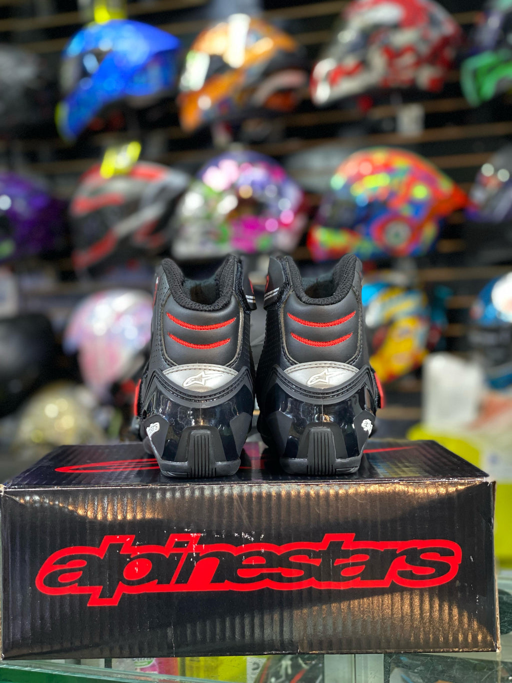 Botas ALPINESTARS SMX 1-R V2 NEGRAS ROJAS image 2