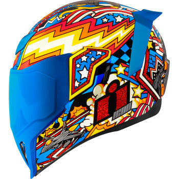 Casco ICON Airflite Flyboy Azul image 3