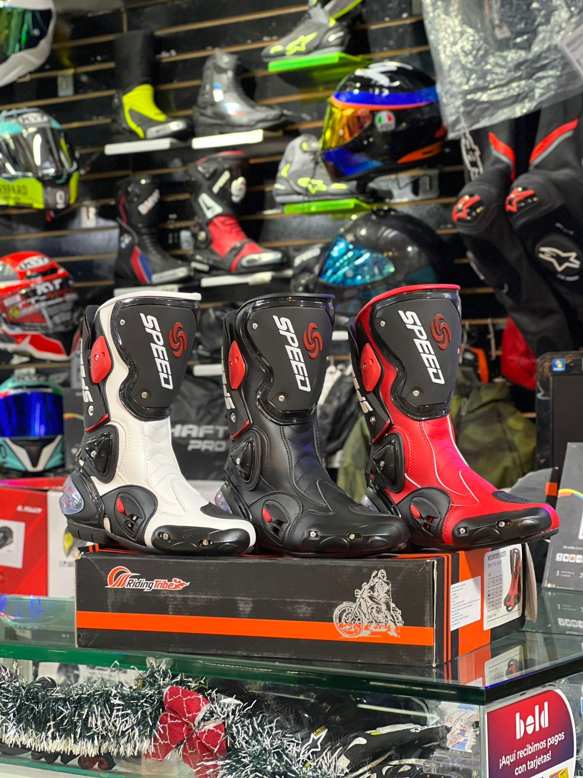 Speed B100-1 botas de protección moto image 0