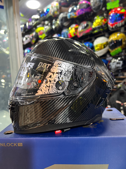Shaft Carbonate Casco con visor transition