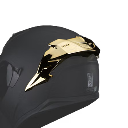 Aleron / Spoiler para casco Hax Obsidian