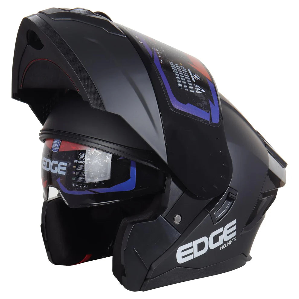 Edge abatible Boston negro mate