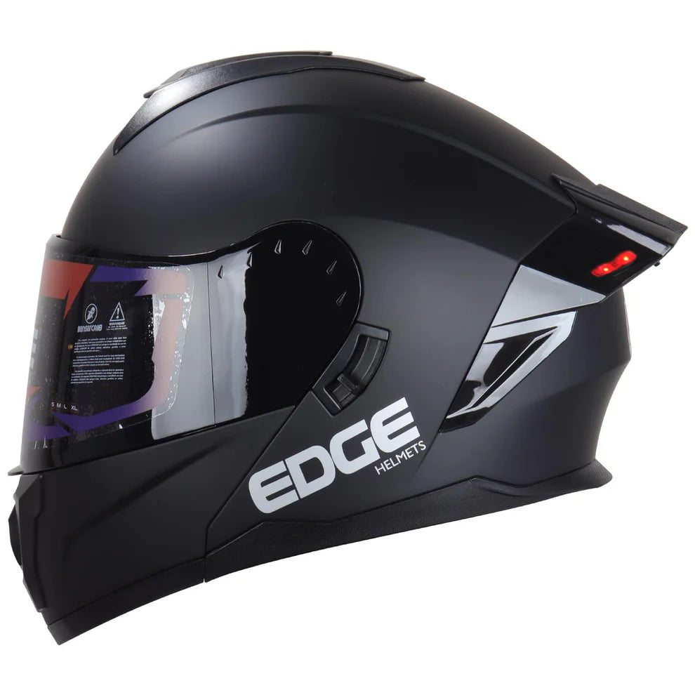 Edge abatible Boston negro mate