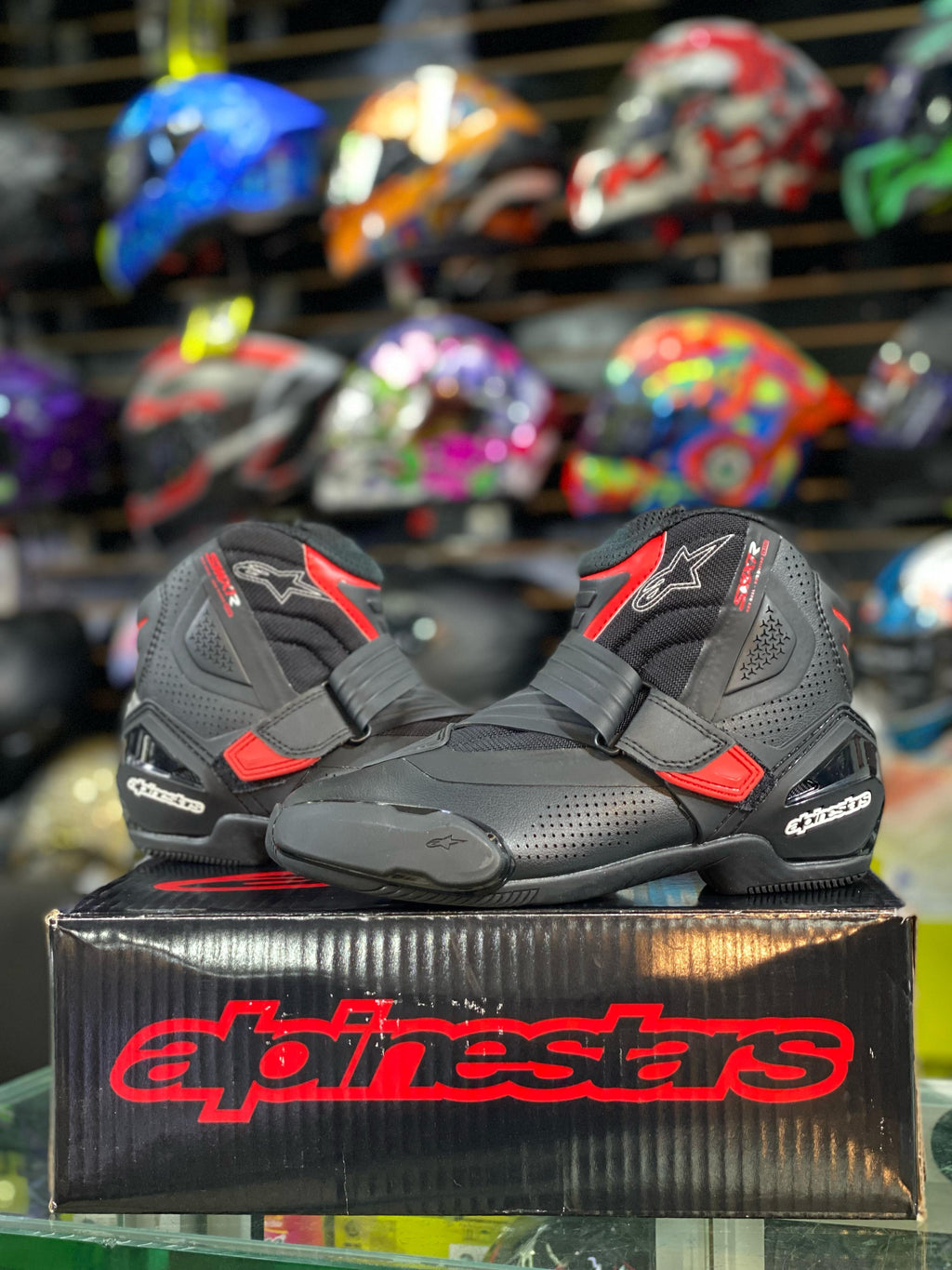 Botas ALPINESTARS SMX 1-R V2 NEGRAS ROJAS image 6