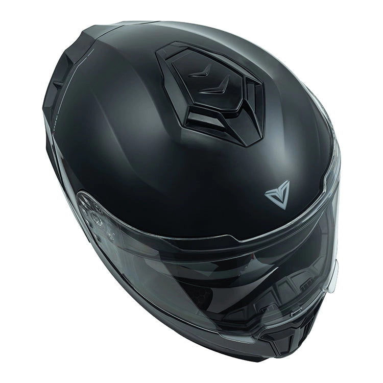 Fibra Deka duo casco negro brillante image 2